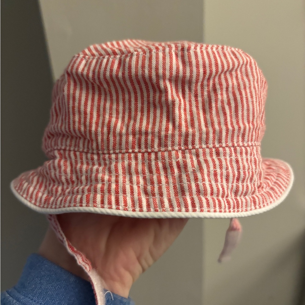 Janie and Jack Seersucker Hat